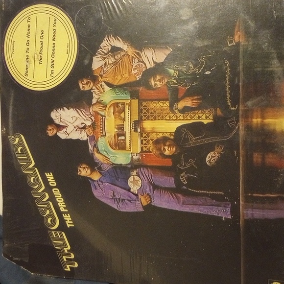 NIB vintage 1975 MGM THE OSMONDS THE PROUD ONE RECORD - Picture 2 of 7